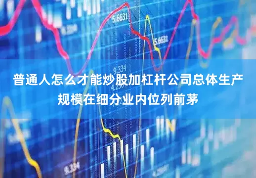 普通人怎么才能炒股加杠杆公司总体生产规模在细分业内位列前茅