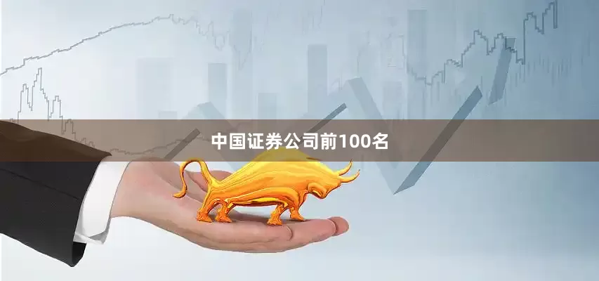 中国证券公司前100名